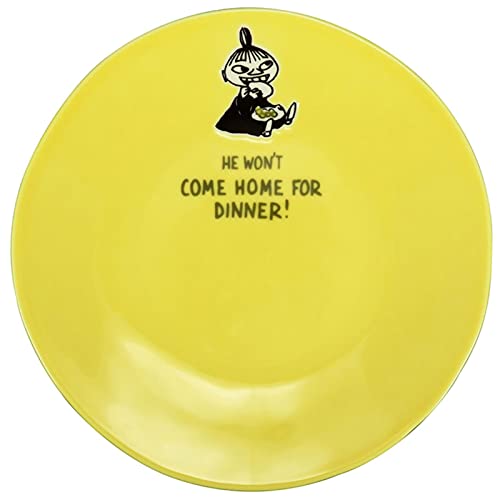 山加商店 MOOMIN (ムーミン) 「 ヒュヴァ― 」 プレート 皿 径約19cm リトルミイ イエロー 電子レンジ 食洗機対応 ムーミン グッズ 北欧 母の日 プレゼント 食器 ギフト 結婚祝い 日本製 MM4702-330