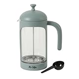 Mr. Coffee Retro Brew French Press Coffee Maker, 31-Ounce Glass Carafe with High Heat Resistant...