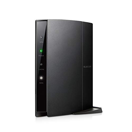 エレコム WiFi 無線LAN ルーター 親機 11ac 867+300Mps 有線ギガ IPv6(IPoE)対応 ブラック WRC-1167GS2-B 31lm35KH9IL.jpg