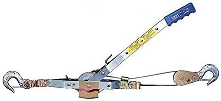 Cable Puller, 2 t, 12 ft. Cable, USA Made