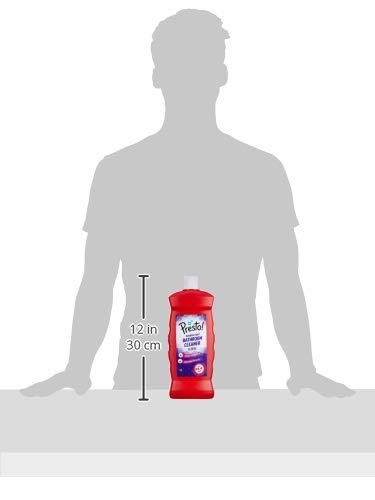 Amazon Brand - Presto! Disinfectant Toilet Cleaner (1 L) With Bathroom Cleaner, Floral (1 L)
