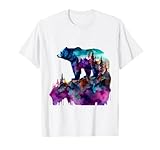Gradient Bear Royal Mountain Galaxy Rocky Forest