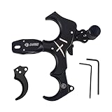 Archery Thumb Release Aid 3 or 4 Finger Grip Adjustable for Left Hand & Right Hand, Bow Release Thum