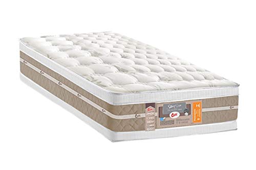 Colchao Solteiro Castor Silver Star Mola Pocket Air Double Face 088X188X034