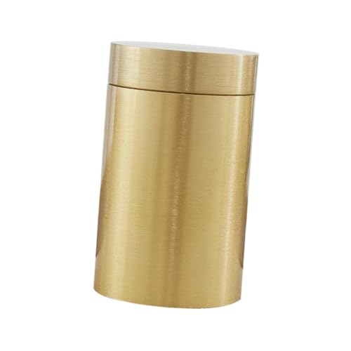 CONGARTENO 1Pc Creative Brass Toothpick Box Stylish Storage Organizer for Home Restaurant Golden Toothpick Holder with Fine Workmanship Compact Design for Easy Use