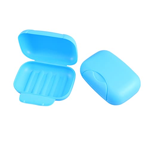 OUNONA Box Portable Soap Case with Lock Sealed Soap Holder for Travel Hiking Camping and Outdoor Activities Convenient