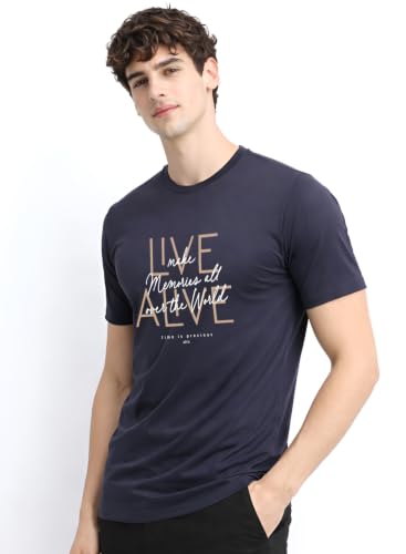 Image of ADRO Printed Tshirt for Men | Cotton Printed T-Shirt | Regular Fit Casual Mens T-Shirts | Premium Summer Tshirts