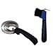 Stainless Steel Horse Brush,Reversible Stainless Steel Curry Comb,Includes Horse Hoof Pick Brush with Soft Touch Grip
