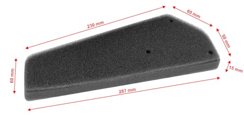 Area1 Ersatz Luftfilter-Einlage GY6 50ccm China 4Takt 12 Zoll Roller Kompatibel mit Explorer AGM RS Yiying Wangye 49/50QT/139QMA/QMB