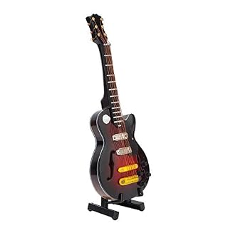 Modèle de Guitare, modèle d’instrument de Guitare électrique Miniature Tilia Handicraft avec Emballage Cadeau - Les Beatles, Paul McCartney, John Lennon, RIngo Starr, George Harrison Modèle de Guitare, modèle d'instrument de Guitare électrique Miniature Tilia Handicraft avec Emballage Cadeau – Image 7