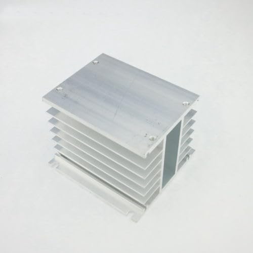 Tool Part for Aluminum SSR Heatsink 110x100x80mm for 10A 25A 40A Three Phase Solid State Relay Dissipation Radiator