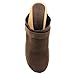 BJORK Swedish Comfort Women's Tia Wooden Slide Clogs - Brown Leather (EU-38)