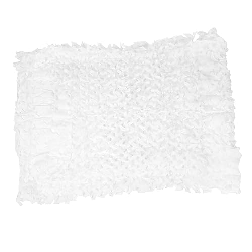 KOMBIUDA Garden Sail Shade Protective Camping Net Shooting Netting Sunshade Fence Nets Shade Cloth for Greenhouse Camo Shirt Plant Mesh Net for Man Foldable Polyester Parasol White