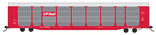 Intermountain HO-Scale 89' Bi-Level Auto Rack Carrier CP Rail/CPPA Flat Car Red