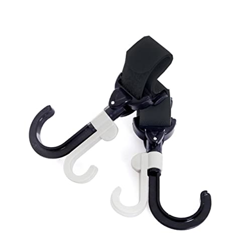 VICASKY Adjustable Diameter Stroller Hooks 2 Pack Baby Car Hooks Hook Stroller Hanger for Shopping Diaper