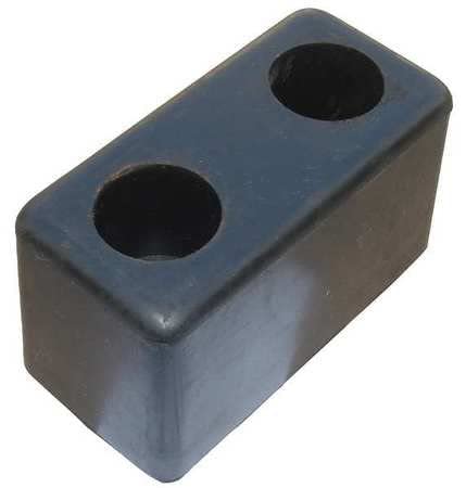 Company ZORO SELECT Store. Dock/Body Bumper, 6x3-1/2x3-1/2 in, Rubber. Pack of 4