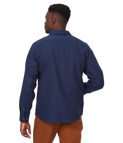 MARMOT Fairfax Lightweight Flannel Long Sleeve Arctic Navy LG2