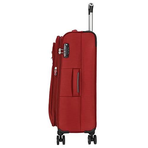 D&N Travel Line 6404 Koffer, 68 cm, 70L, Bordeaux