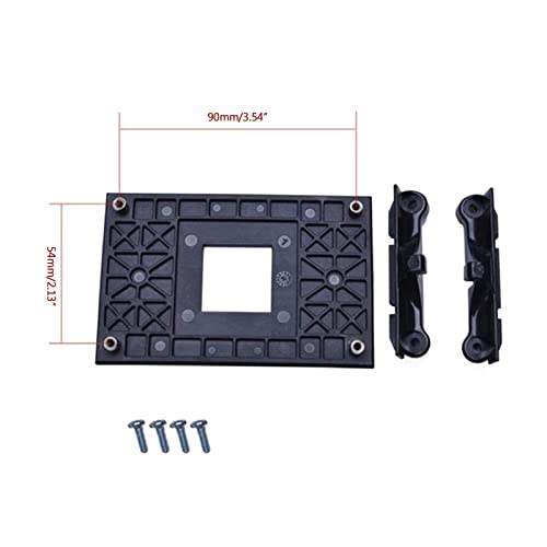 Soporte para disipador y ventilador de CPU hejhncii para socket AM4 (B350, X370, A320, X470), placa base trasera miniatura 3