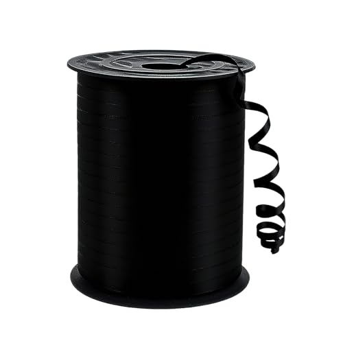 Black Curling Ribbon 500 Yard Premium Black Curling Ribbons Balloon String Curly Ribbons for Gifts Package Wrapping Party Festival Art Craft Decor Florists Gift Ribbon Baby Shower