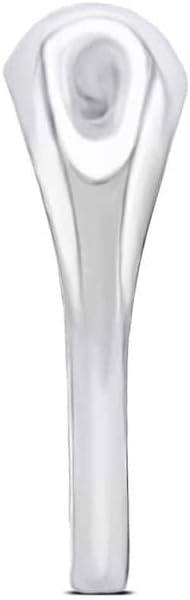 Modern Contemporary Ring .925 Sterling Silver Glamorous Domed Band Style Statement Ring - Image 2