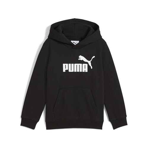 PUMA Unisex-Kinder ESS No. 1 Logo Hoodie FL PS Kapuzenpullis, PUMA Black, 122