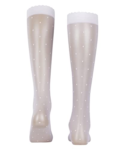 Image of FALKE Women's Dot 15 Denier Knee-High Socks, Patterned Stockings, Casual and Dress, Ultra Sheer Fine Mesh, Nylon