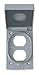 1 -Gang Vertical Weatherproof Cover, 2-57/64