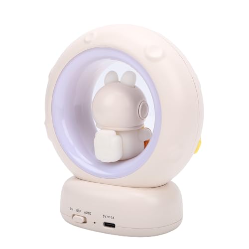Lámpara de mesa de noche con conejito recargable miniatura 7
