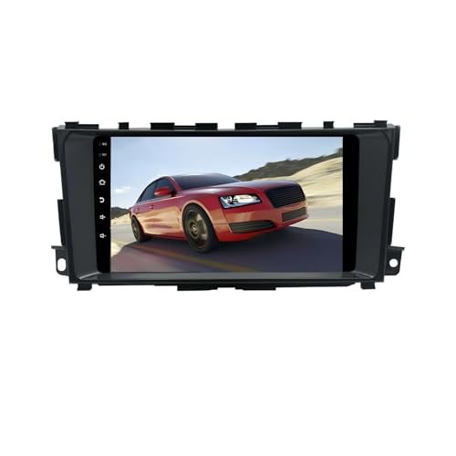 Lettore MP5 autoradio HD 9'' con specchio in vetro temperato 2.5D