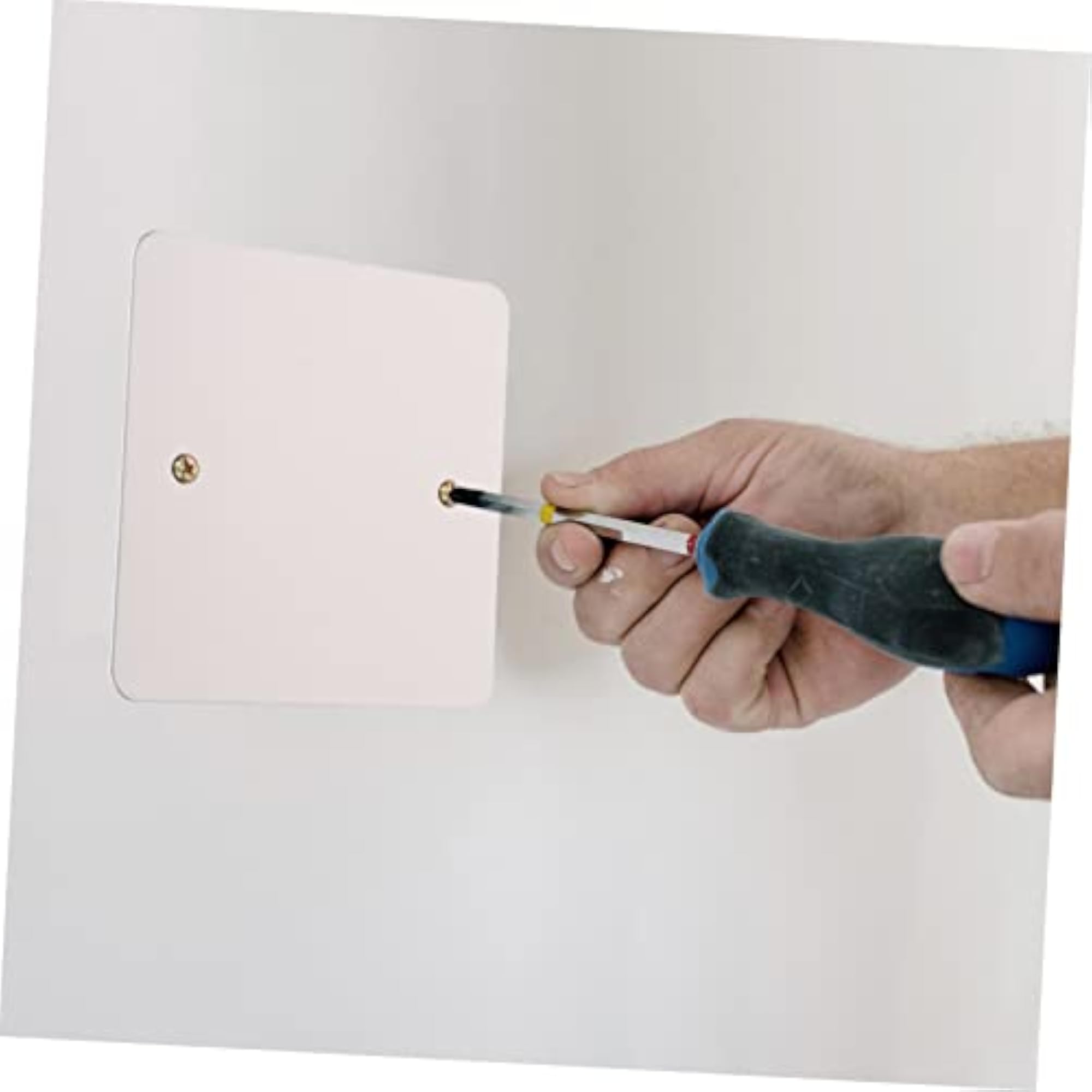 2pcs Smooth Surface Power Outlet Cover Plates