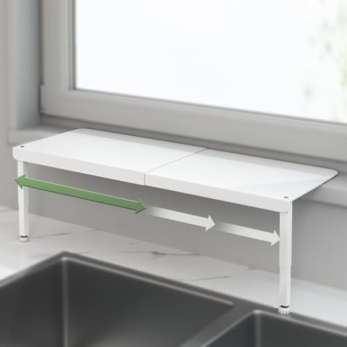 Placa extensible para alféizar ajustable con soporte expandible multiusos 2