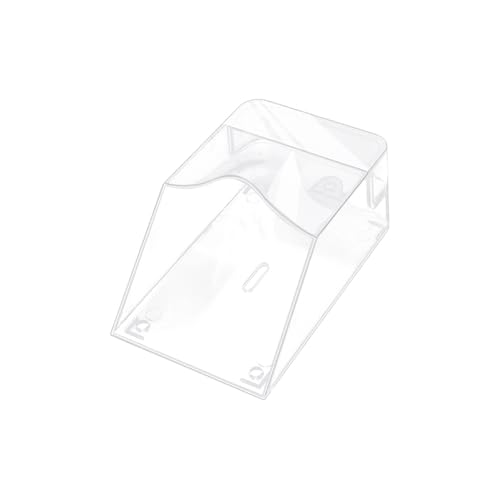 Pamtns Coperchio Impermeabile per Campanello Senza Fili Copertura Antipioggia Campanello Custodia Protettiva Copertura Universale per Campanello In Plastica Parapioggia per Campanello Trasparente