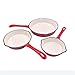 Cookware,Saucepan Enamel Cast Iron pots 16/20/ 25cm Long Handle Non- Stick Frying Pan Kitchen Skillet