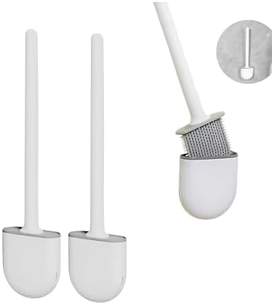 Kit 2 Escovas Sanitárias de Silicone com Suporte Ventilado Antiba...