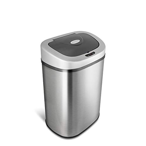 Caneca de basura sensor 21.1 gal acero inoxidable