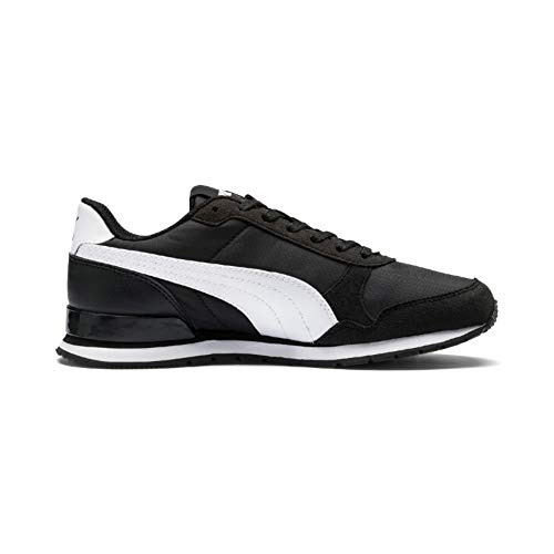 Tênis St Runner V2 Nl Jr, Puma, Meninos, Preto/Branco, 36