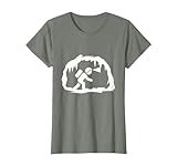 Recherche drôle de grotte indiquant la conception pour les spéléologues et les spéléologues qui descendent en rappel et grimpent dans des grottesIdéal pour toutes les aventures sur les montagnes et les rochers et pour l'alpinisme et l'escalade avec corde.