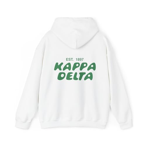 Kappa Delta Bubble Font Sorority Hoodie | Kay Dee Trendy Sweatshirt | Big Little Gift | Recruitment Gift