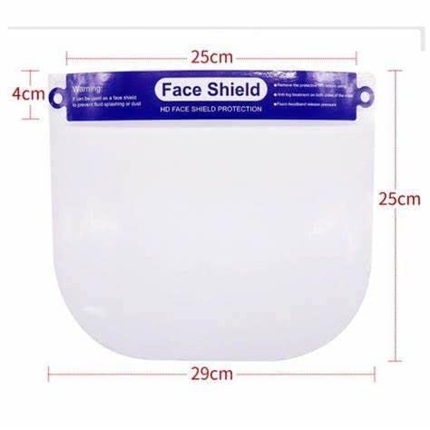 SHATCHI Protezione Completa Di Sicurezza, Ampia Visiera, Resistente Agli Schizzi E Anti-appannamento, Leggero, Regolabile, Trasparente, Trasparente - Foto 3