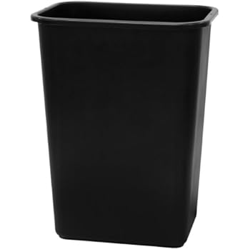 Rubbermaid Step On Wastebasket 13 Gallon Metal Accent Black 1843029 For Sale Online Ebay