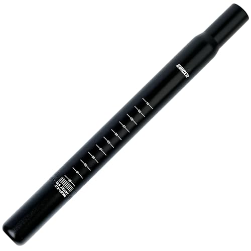 Tija de sillín de suspensión para bicicleta, 37,5 cm, aleación de aluminio, 4 cm, para bicicletas de montaña, descenso, bicicleta de pista, bicicleta fija, MTB, BMX