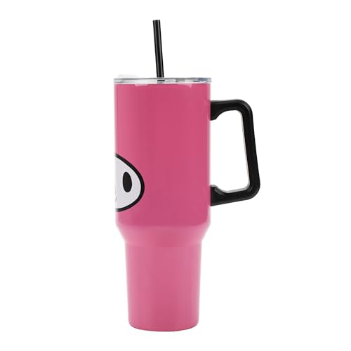 Hello Kitty x Friends My Melody 40 oz Stainless Steel Tumbler with Handle and Straw by Bioworld - Image 6