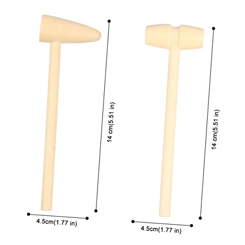 UPKOCH 15 Peças Mini Martelo De Brinquedo De Banco Martelo Mini Brinquedos De Madeira De Chocolate A