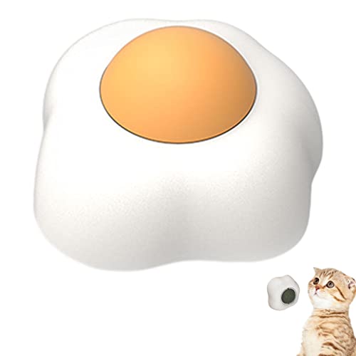 PareCatnip,Ovo Frito Cat Nips Bola Orgânica Comestível Kitten Toys | Lanche giratório para gatos bol