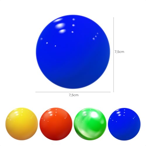 Bolinha De Plástico Piscina Coloridas Resistente Infantil 25 50 100 Unidades Não Amassa (50)