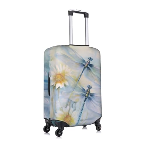 Dragonfly Printed Luggage Cover Elastic, Washable, Universal Fit 18-32 Inch Travel Suitcase Cover Easy To Identify3
