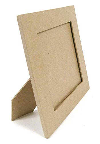 Décopatch CD025C - Un support en papier brun mâché 2x23x28 cm, Cadre plat rectangle
