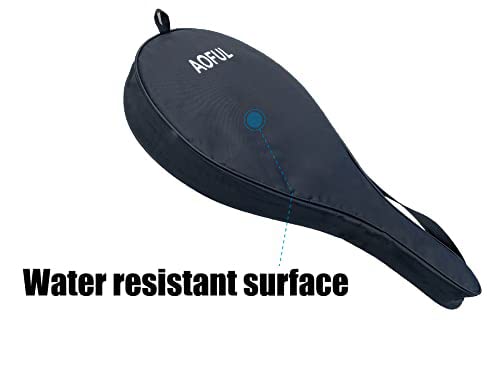 Padel Racquet Cover Bag， Pop Tennis Racket Cover Bag For Protect Water Proof,Lightweight Padded Racket Carrying Bag W/ Adjustable Shoulder Strap Compatible With Wilson, Dunlop (2Pcs Padel Racket) #TOP3