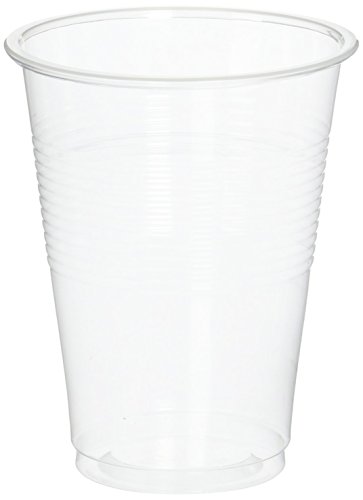 Blue Sky K&C Disposable Clear Plastic Cups - 7 oz. (Pack of 100) - Perfect for Birthdays, Picnics, Baby Showers, & Other Occasions